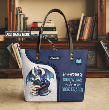 Tote Your Tomes with Our Personalized Leather Handbags