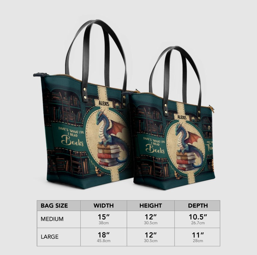 Personalized Leather Totes for Book Lovers
